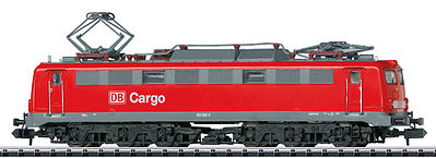 Trix 16152 N Scale Class 150 Electric w/DCC/SX - Minitrix -- German Federal Railway - Cargo (Era V; Traffic Red, gray)