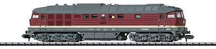 Trix 16234 N Scale Class 132 Ludmilla Diesel - Sound and DCC - Minitrix - My Hobby -- German State Railroad DR 132 372-4 (Era IV 1974, red, gray, ivory)