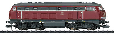 Trix 16251 N Scale Class 215 Diesel w/Sound & DCC -- German Federal Railway #215 049-8 (Era IV 1983; red, gray)