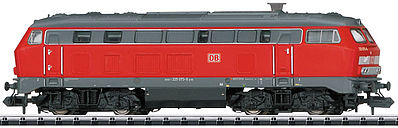 Trix 16252 N Scale Class 225 Diesel w/Sound & DCC -- German Federal Railway (Era VI; red, gray)