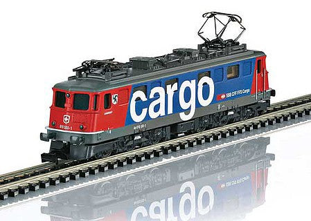 Trix 16261 N Scale Class Ae 610 Ae 6/6 Electric w/DCC/SX - Minitrix -- Swiss Federal Railways SBB/CFF/FFS #610 500-1 (Era VI 2016; red, blue, white)