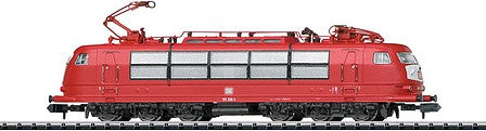 Trix 16344 N Scale Class 103.1 Electric - Sound and DCC-SX - Minitrix -- German Federal Railway #103 228-3 (Era V; red, silver)