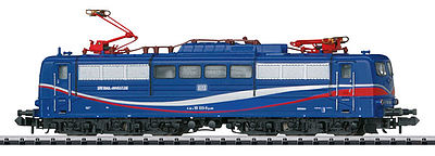 Trix 16493 N Scale Class 151 Electric w/Sound & DCC -- SRI Rail Invest, GmbH. (Era VI; blue, red, white)