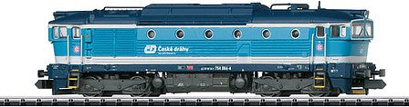 Trix 16738 N Scale Class 750/753/754 Diving Goggles Diesel - Sound and DCC-SX - Minitrix -- Czech Railroad CD (Era VI; blue, white)