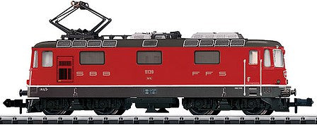 Trix 16882 N Scale Class Re 4/4 II Electric - Sound and DCC-SX - Minitrix -- Swiss Federal Railways #11139 (Era VI 2015; red, gray)