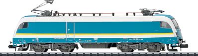 Trix 16951 N Scale Class 183/ES 64 U2 Electric - Standard DC - Minitrix -- Arriva/ALEX (Era VI; turquoise, white, yellow)