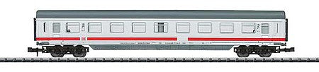 Trix 18054 N Scale ICE 2nd Class Coach - Ready to Run - Hobby -- German Federal Railway (Era VI; white, gray, red)