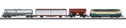 Trix 21526 HO Scale Class 216 Freight Starter Set - Standard DC -- German Federal Railway (Era IV, 230 Volts)
