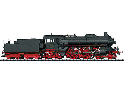 Trix 22065 HO Scale Class BR 15 (S 2/6) 4-4-4 Locomotive with Sound & DCC -- German State Railroad #15 001 (Era II 1925; black, red)