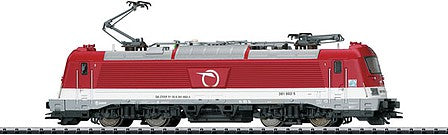 Trix 22186 HO Scale Digital Skoda Type 109 E Class 381 Electric Locomotive with Sound & DCC -- Slovakian Railroad Company ZSSK #381 002-5 (Era VI 2015; red, gray, white)