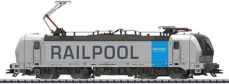 Trix 22190 HO Scale Siemens Vectron Class 193 Electric Locomotive with Sound & DCC -- Railpool (Era VI; silver, gray, blue)