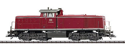Trix 22212 HO Scale Diesel Class V 90 Switcher - Standard DC -- German Federal Railway (Era III, red)