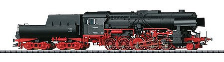 Trix 22226 HO Scale Class 42 2-10-0 Tub-Style Tender w/Sound & DCC/SX -- German State Railroad DB #42 001 (Era III 1951, black, red)