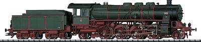 Trix 22238 HO Scale Prussian Class P10 2-8-2 w/31.5 Tender w/Sound & DCC -- German State Railroad (Era II; green, black, red)