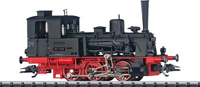 Trix 22241 HO Scale Class 89.70-75 0-6-0T w/Sound & DCC -- German Federal Railway #89 7339 (Era III 1950s; black, red)