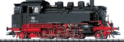 Trix 22242 HO Scale Class 64 2-6-2T Bubikopf w/Sound & DCC -- German Federal Railway (Era III; black, red)