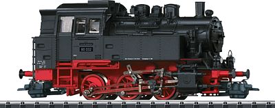Trix 22243 HO Scale Class 80 0-6-0T Locomotive with Sound & DCC -- German Federal Railway (Era III 1958; black, red)