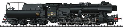Trix 22253 HO Scale Steam Class 5600 2-10-0 w/Tub-Style Tender - Sound & DCC Equipped -- Luxembourg State Railways CFL (Era III 2011, black)