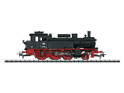 Trix 22257 HO Scale Class 74 2-6-0T Tank Locomotive - Standard DC -- German Federal Railway (Era III; black, red)