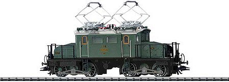 Trix 22269 HO Scale Class EG 2x2/2 Electric w/Sound & DCC -- Royal Bavarian State Railways (Era II 1920; green, silver)