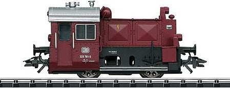 Trix 22308 HO Scale Class 323 Kof II Switcher with Sound & DCC/SX -- German Federal Railway #E 50 065 (Era IV 1970s; red, silver, black)
