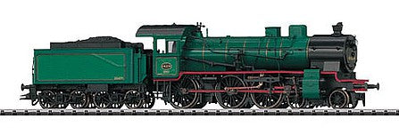 Trix 22359 HO Scale Steam Class 64 4-6-0 Locomotive with Tender - Standard DC -- Belgian State Railways NMBS/SNCB (Era III; green, black)