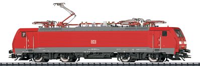 Trix 22378 HO Scale Class 189 Electric Locomotive - Standard DC -- German Federal Railway (Era VI; red, gray)