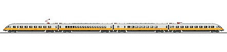 Trix 22379 HO Scale Electric Rail Car Train with DCC - Trix Insider -- German Federal Railway (Lufthansa Airport Express)