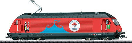 Trix 22413 HO Scale Class Re 460 Electric Locomotive with Sound & DCC-Digital -- Swiss Federal Railways SBB #460 113-4 (Era VI 2019, Circus Knie 100 Years)