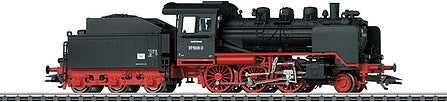 Trix 22437 HO Scale Class 37 2-6-0 Steam Locomtive with Sound & DCC/SX -- German State Railroad #37 1009-2 (Era IV 1970; black, red)