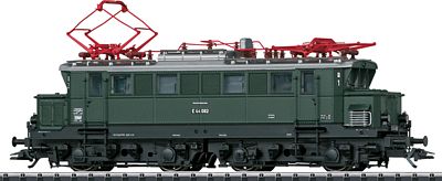 Trix 22442 HO Scale Class E 44 Electric Locomotive with Sound & DCC -- German Federal Railway (Era III 1958; green, black, silver)