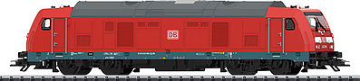 Trix 22450 HO Scale Bombardier Traxx Class 245 Locomotive with Sound & DCC -- German Federal Railway (Era VI; red, gray)