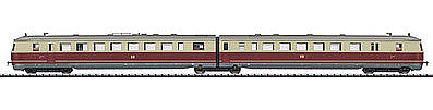 Trix 22471 HO Scale Class 183 Railcar with Sound & DCC -- German State Railroad #183 252-6 (Era IV; beige; Ruby Red, gray)