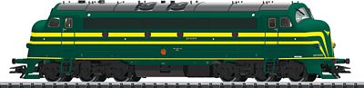 Trix 22672 HO Scale Class 204 NOHAB Locomotive -- National Railway of Belgium
