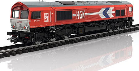 Trix 22691 HO Scale EMD Class 66 Diesel Locomotive with Sound & DCC -- Cologne Harbor and Freight Service HGK #DE 669 (Era VI 2012; red, white, blue)