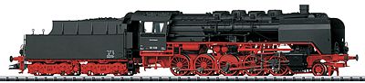 Trix 22781 HO Scale Steam Class 50 2-10-0 Locomotive with Witte Deflector & Coal Tender - Standard -- Geramn Federal Railay #50 1128 (Era III; black, red)