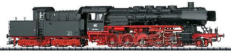 Trix 22786 HO Scale Class 050 2-10-0 Locomotive with Cabin (Doghouse Tender), Sound & DCC/SX -- German Federal Railway #050 045-4 (Era IV 1970; black, red)