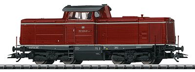 Trix 22821 HO Scale Class 212 Diesel Locomotive - Standard DC -- German Federal Railway (Era V 1978; red, gray)