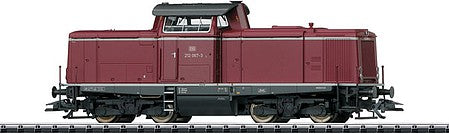Trix 22826 HO Scale Class 212 Diesel Locomotive with Sound & DCC/SX -- German Federal Railway #212 067-3 (Era IV 1970s; red, gray)