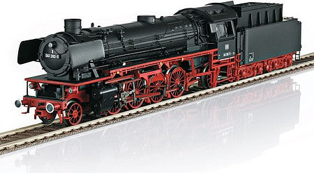 Trix 22841 HO Scale Class 041 2-8-2 Locomotive with Sound & DCC -- German Federal Railway #041 282-5 (Era III, 1969-1970; black, red)