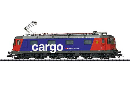 Trix 22883 HO Scale Class Re 620 Electric Locomotive with Sound & DCC -- Swiss Federal Railways #620 011-7 (Cargo; Era VI 2019; blue, red, gray)