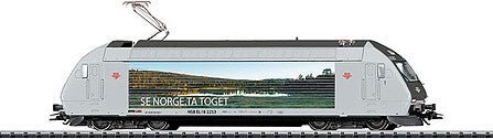 Trix 22910 HO Scale Class EL 18 Electric - Sound and DCC-Digital -- Norwegian State Railways #2253 (Era VI; gray, Pine Forest-Sea Mural)