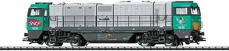 Trix 22922 HO Scale Vossloh Class G 2000 BB Diesel Locomotive with Sound & DCC/SX -- French State Railways #1616 (Era VI 2010; gray, green)