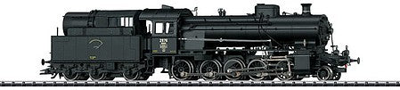 Trix 22926 HO Scale Class C 5/6 2-10-0 Elephant Locomotive with Oil Tender, Sound & DCC/SX -- Swiss Federal Railways #2976 (Era III 1950s, black)