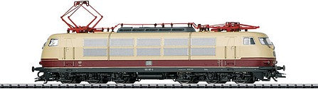 Trix 22933 HO Scale Class 103.1 Electric Locomotive with Sound & DCC - Digital -- German Federal Railway #103 167-3 (Era IV, 1971-1974; Crimson, Beige)
