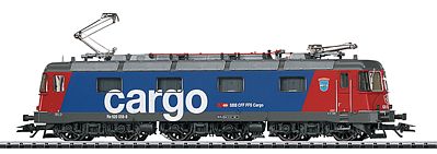 Trix 22944 HO Scale Class Re 620 Electric Locomotive with Sound & DCC -- Swiss Federal Railways SBB/CFF/FFS Cargo (Auvernier Coat of Arms, Era V)
