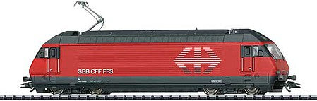 Trix 22948 HO Scale Class Re 460 Electric Locomotive with Sound & DCC/SX -- Swiss Federal Railways SBB/CFF/FFS #460 034-2 "Aare" (Era VI 2015; red, gray)