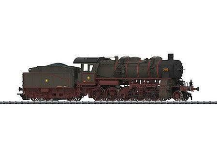 Trix 22959 HO Scale Class G 12 2-10-0 Locomotive with DCC -- Royal Prussian Railroad Administration KPEV (Era I 1917; brown, black)