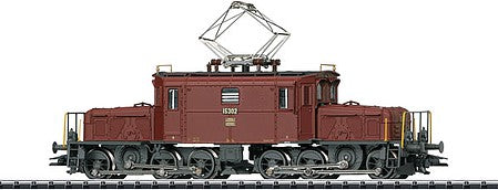 Trix 22961 HO Scale Class De 6/6 Seetal Crocodile Electric Locomotive with Sound & DCC/SX -- Swiss Federal Railways #15302 (Era III 1960s, brown)