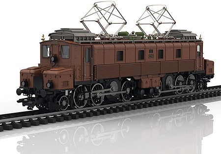 Trix 22968 HO Scale Class Fc 2x3/4 Electric Locomotive with Sound & DCC - Digital -- Swiss Federal Railways #12201 (Era II 1919; brown, gray)